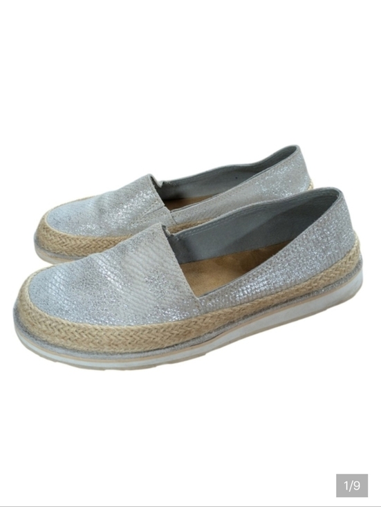 Ariat Shoes - Ariat Cruiser Espadrille Sparklin' Silver Flats Size 7